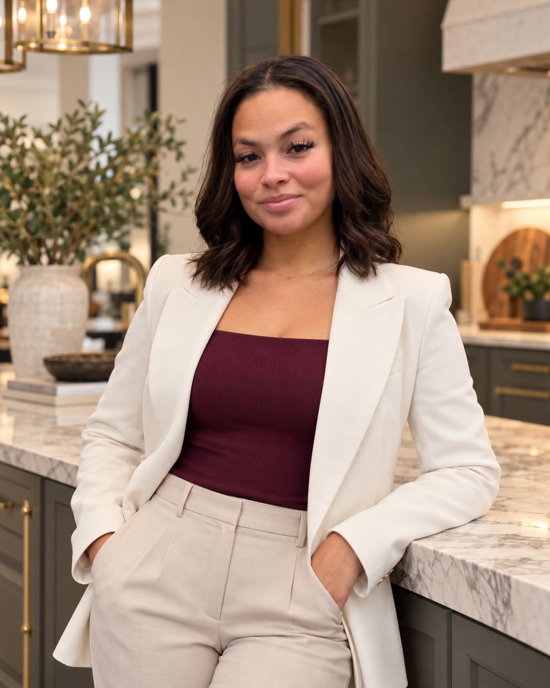 Jasmin, founder and principal kitchen and bath designer