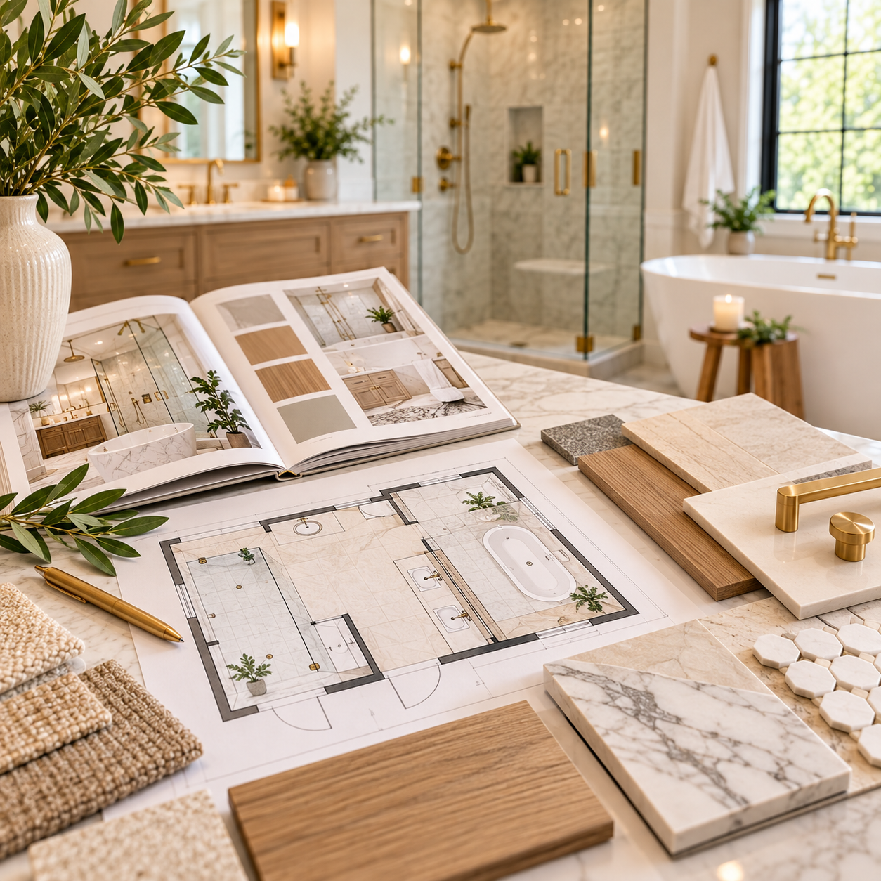 Elegant kitchen featuring beautiful cabinetry, stone countertops and coordinated finishes