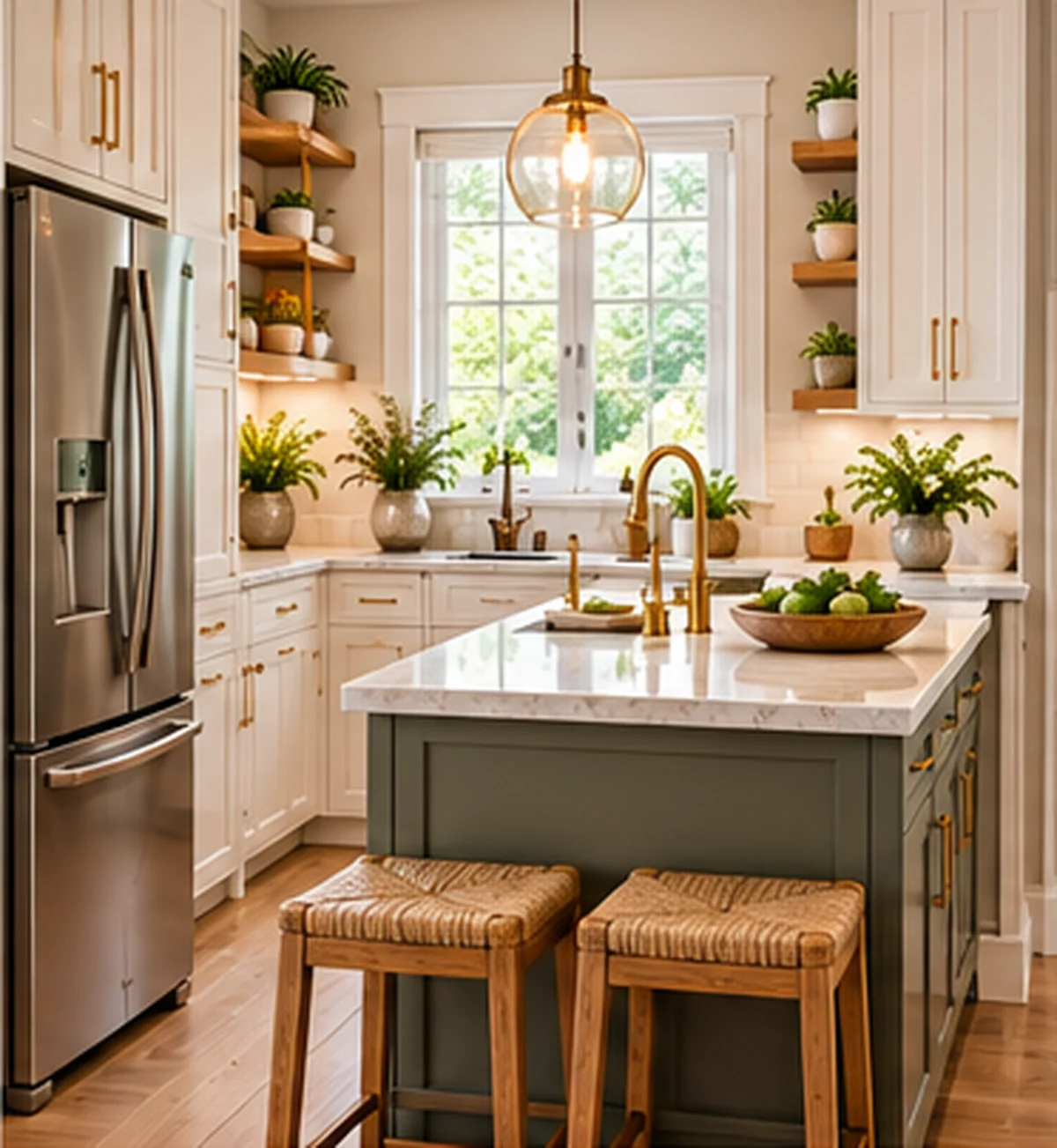 One-wall kitchen layout